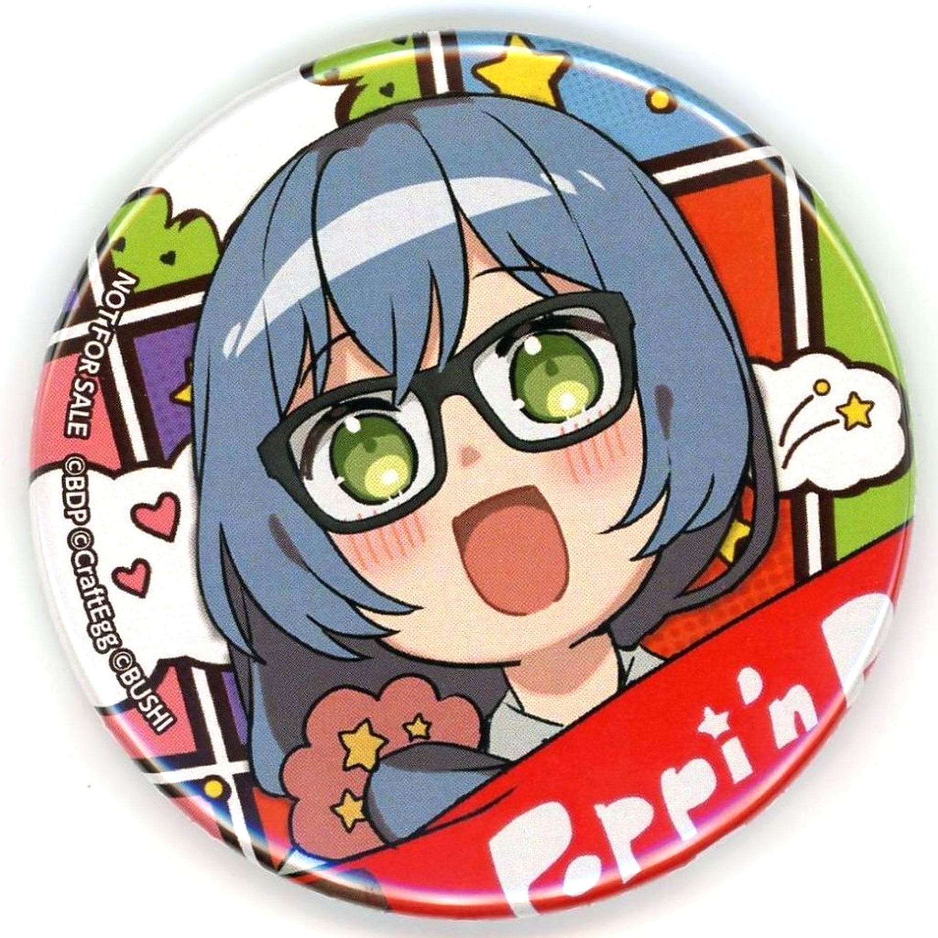 LOCK Kashiko Kurobuchi Illustration Manga Bonus Button BanG Dream! 12th LIVE DAY3 RAISE A SUILEN REVEAL Mail Order Bonus Item [USED]