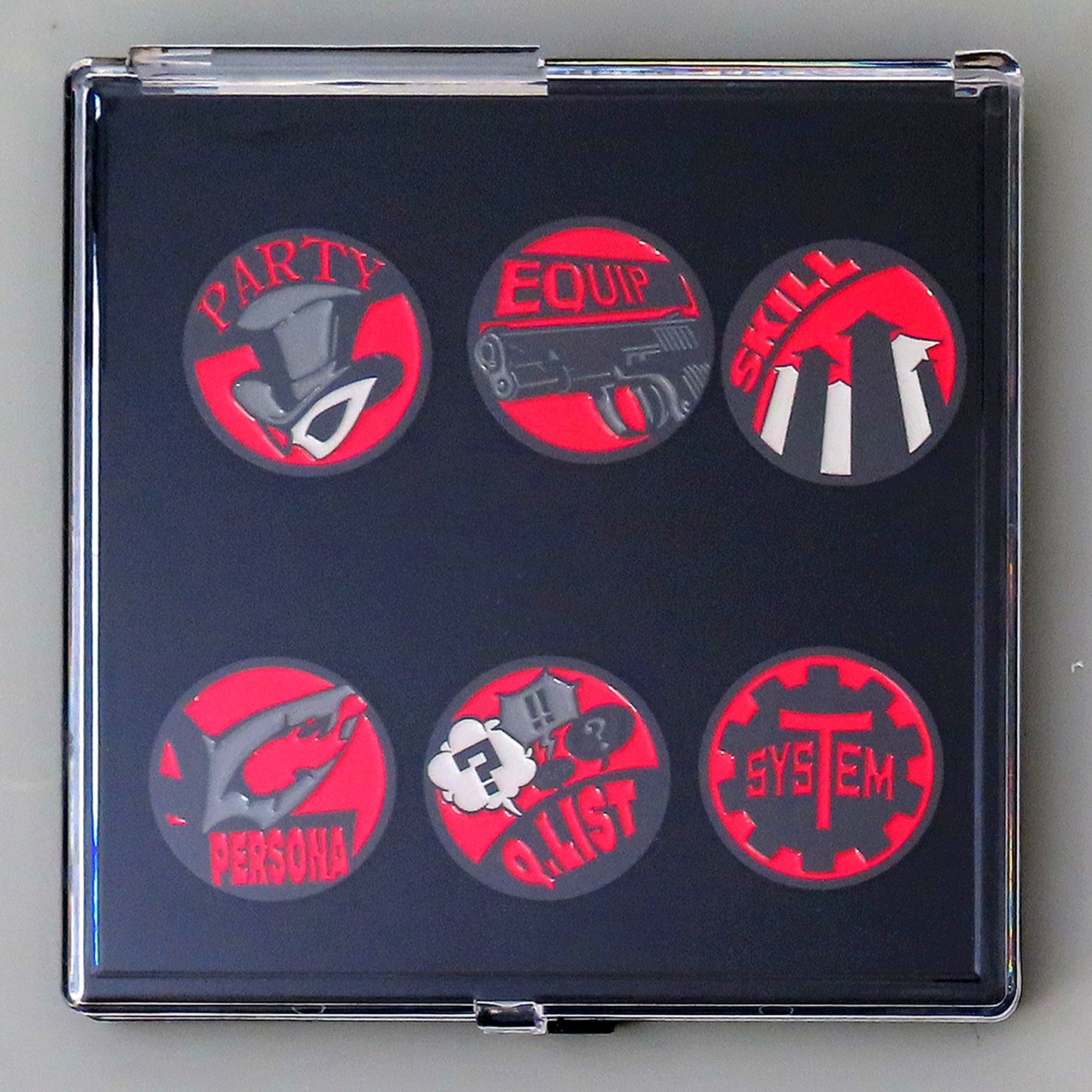 All Characters Persona 5 Tactica UI Pin Badge Set [USED]