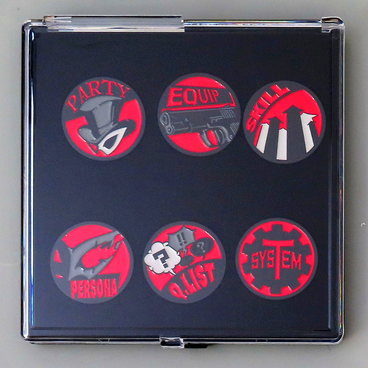 All Characters Persona 5 Tactica UI Pin Badge Set [USED]