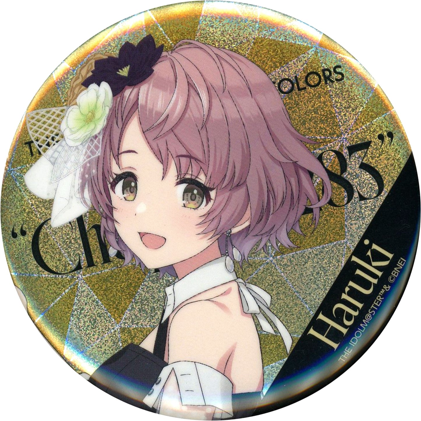 Haruki Ikuta Official 75mm Glitter Tin Badge The Idolmaster Shiny Colors 6.5th Anniv LIVE [USED]