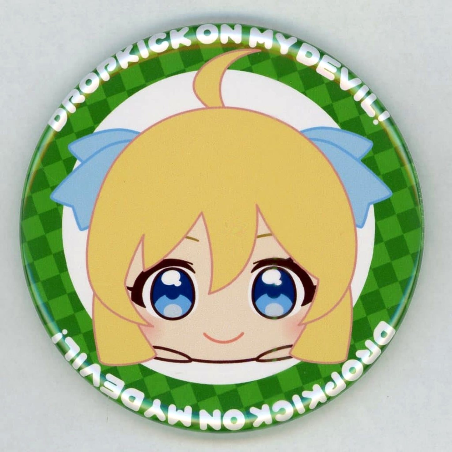 Jashin-chan Dropkick on my Devil! Button Mochikororin Mascot Box Purchase Bonus [USED]