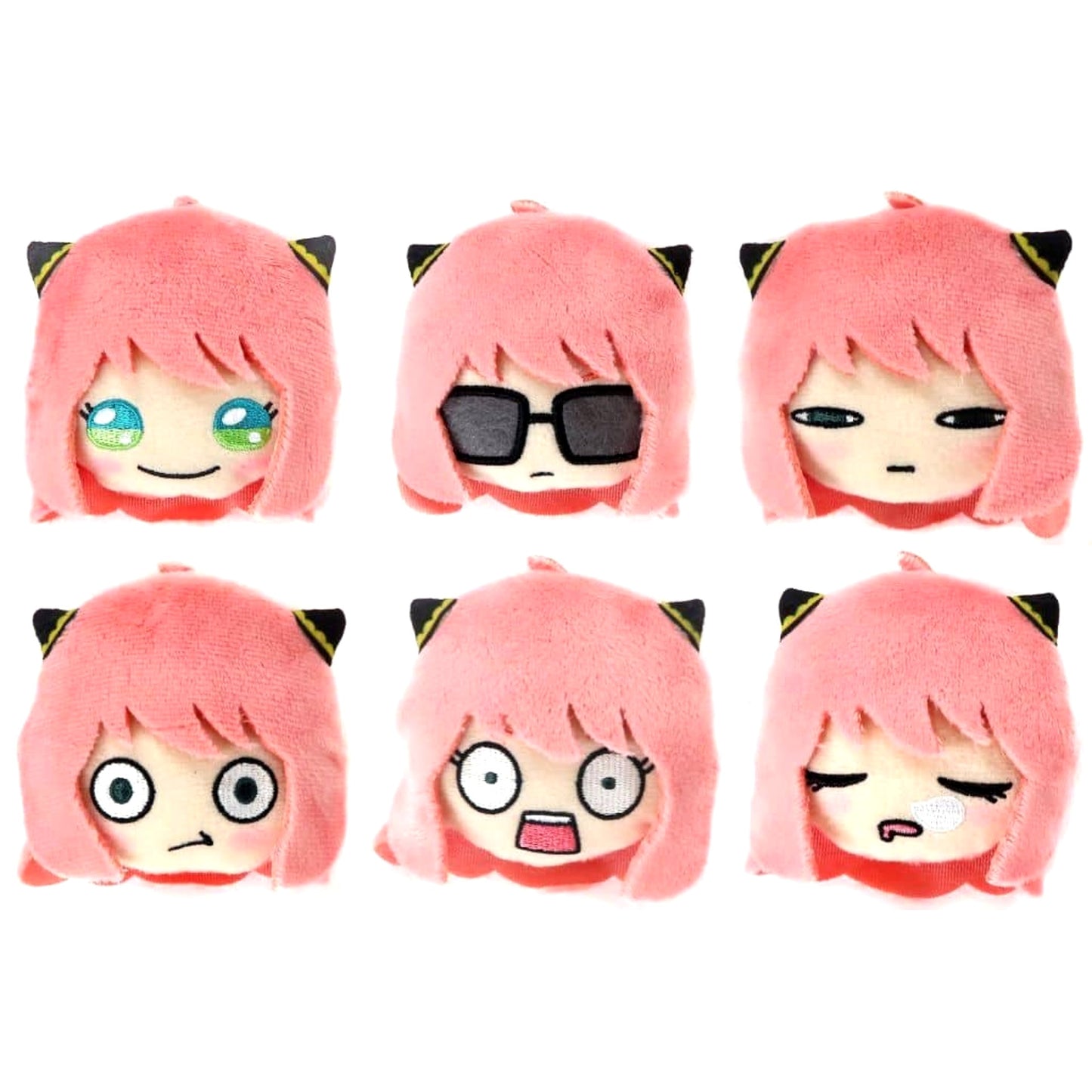 SPY x FAMILY Anya Forger Charamaru Mascot Badge Vol.4 All 6 Types Set Buttons [USED]