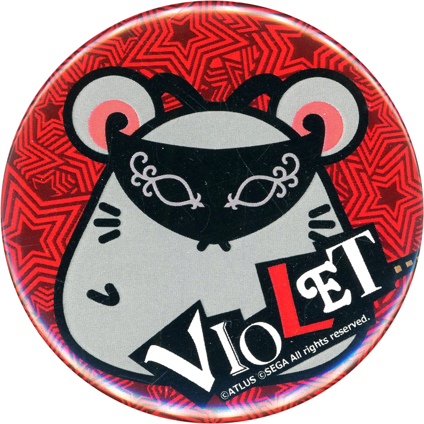 Single Item Violet Picaresque Mouse Button Persona 5 Royal Official Art Book ebtenDX Pack Bundled Bonus [USED]