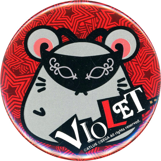 Single Item Violet Picaresque Mouse Button Persona 5 Royal Official Art Book ebtenDX Pack Bundled Bonus [USED]