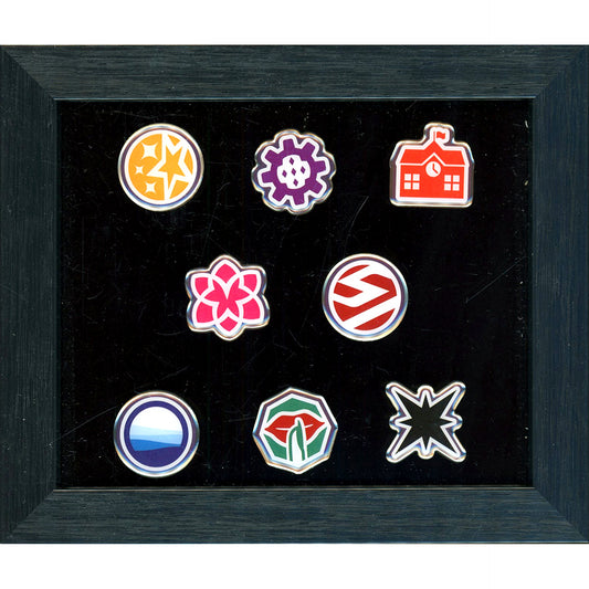 Set of 8 283 Production Unit Pin Badge The Idolmaster Shiny Colors [USED]