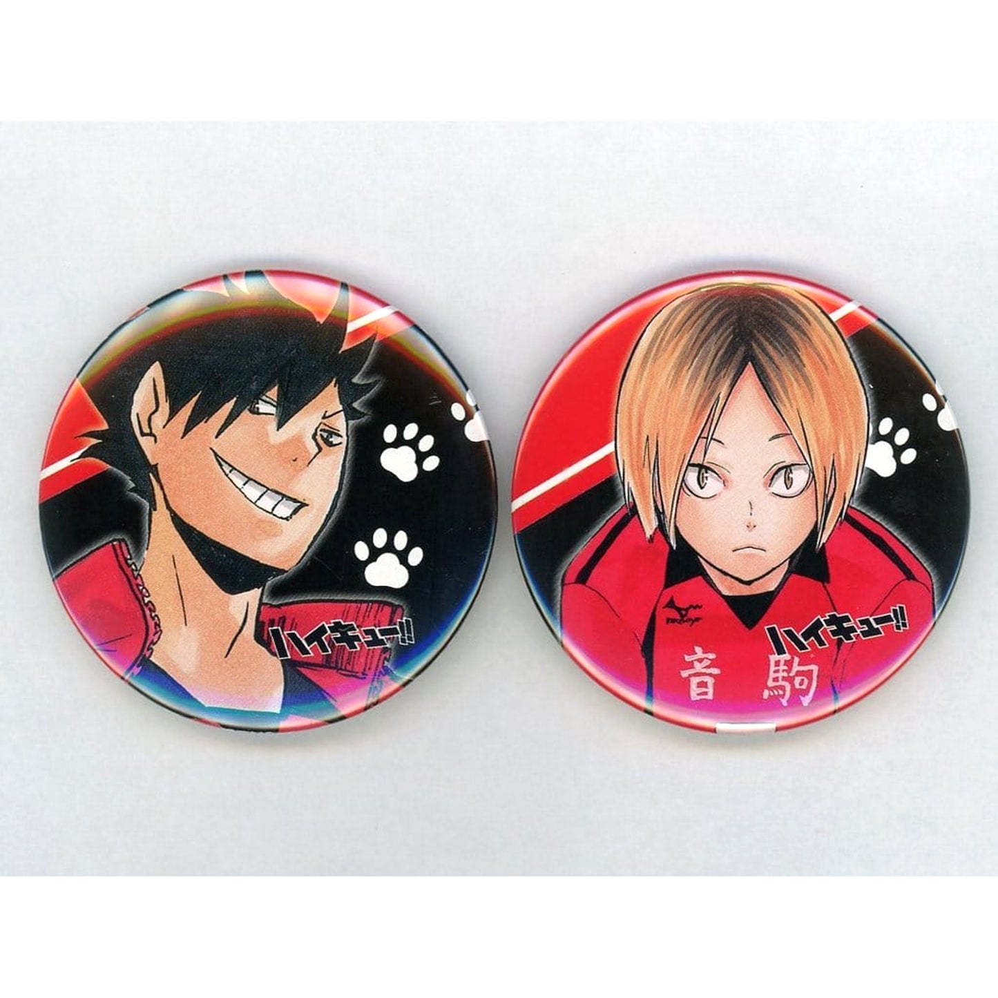 Tetsuro Kuroo Kenma Kozume Haikyu!! Button Jump Festa 2018 Limited Nekoma High School Combination Set Included Items [USED]