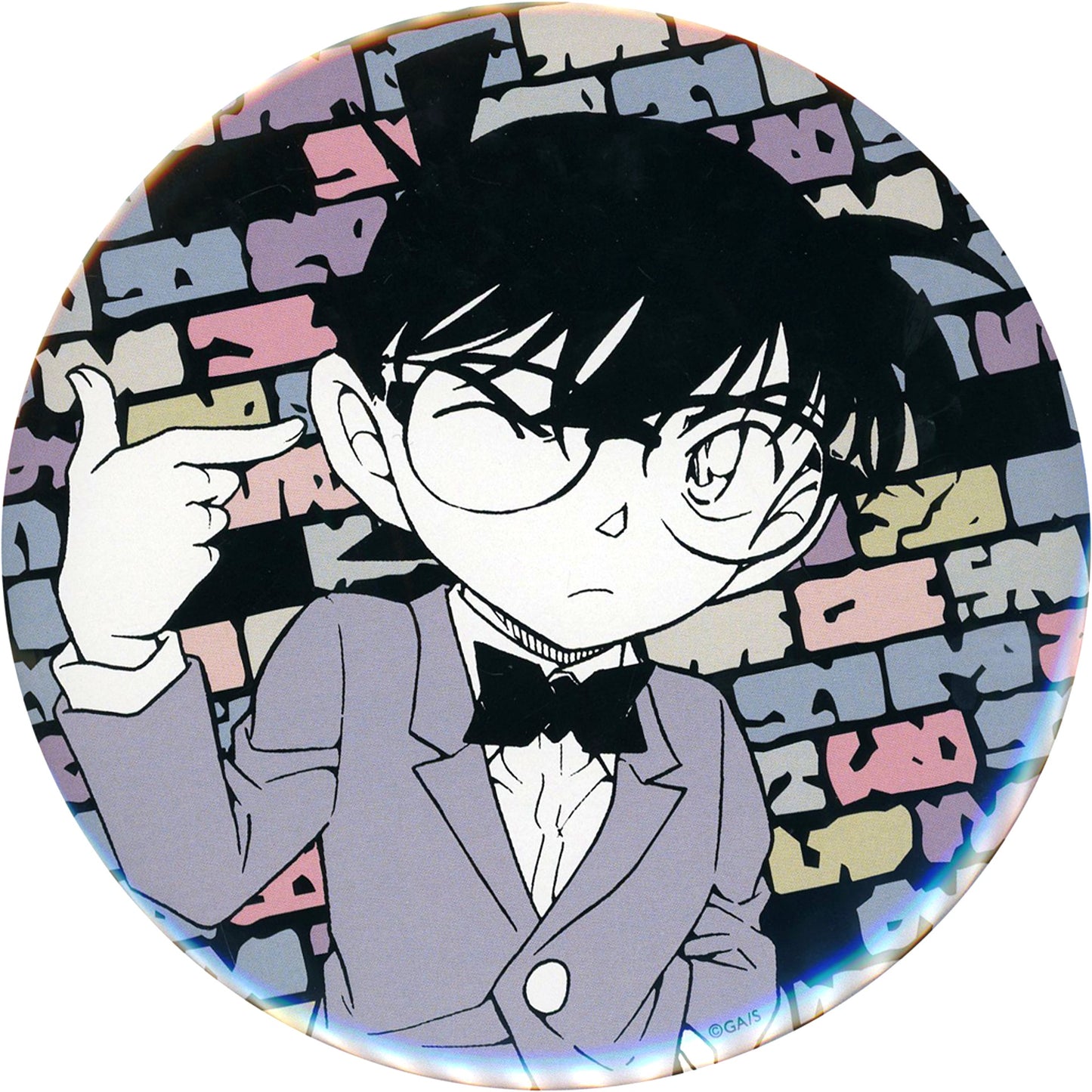 Conan Edogawa Brick Detective Conan BIG Button Conan Detective Agency Limited [USED]