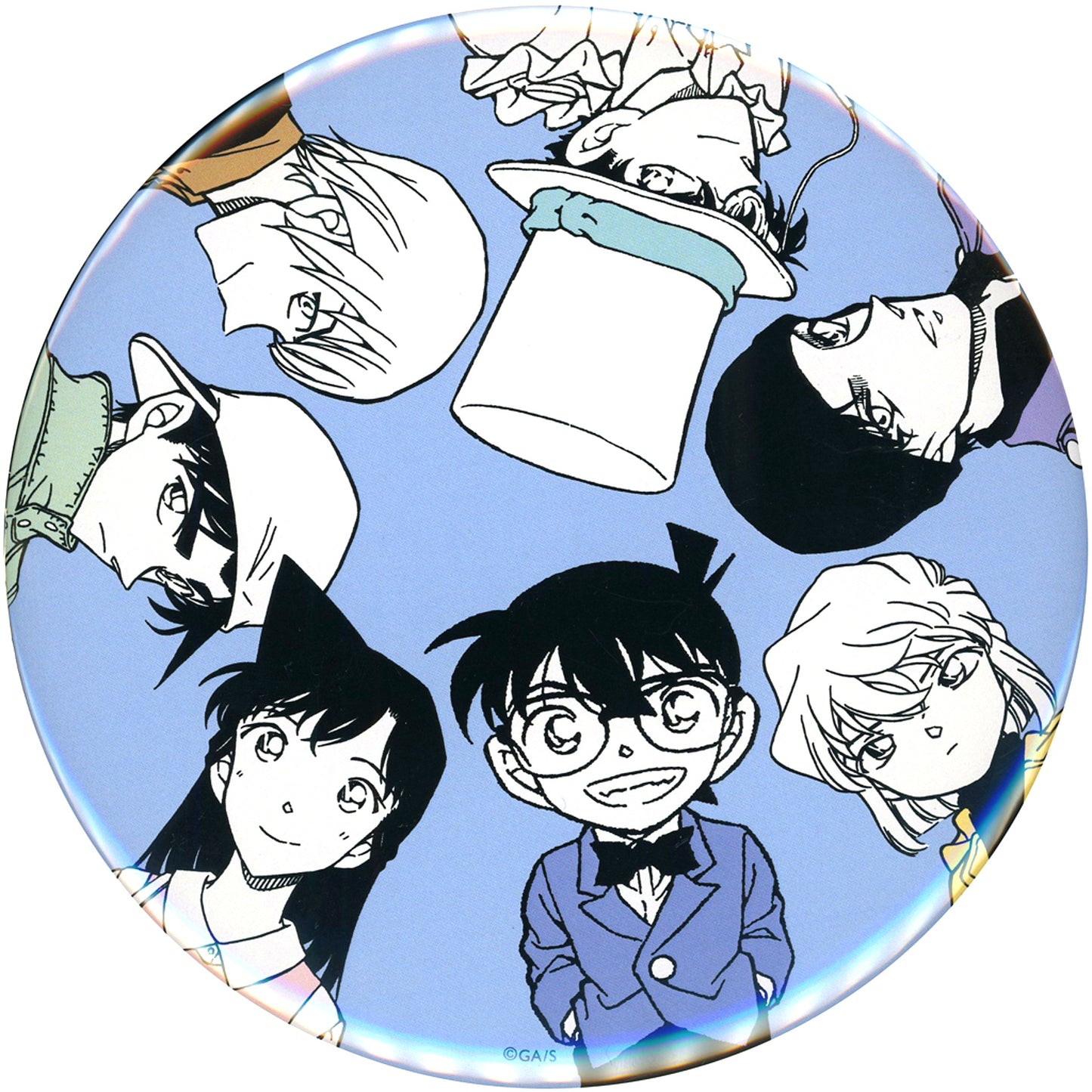 Group Detective Conan BIG Button Conan Detective Agency Limited [USED]
