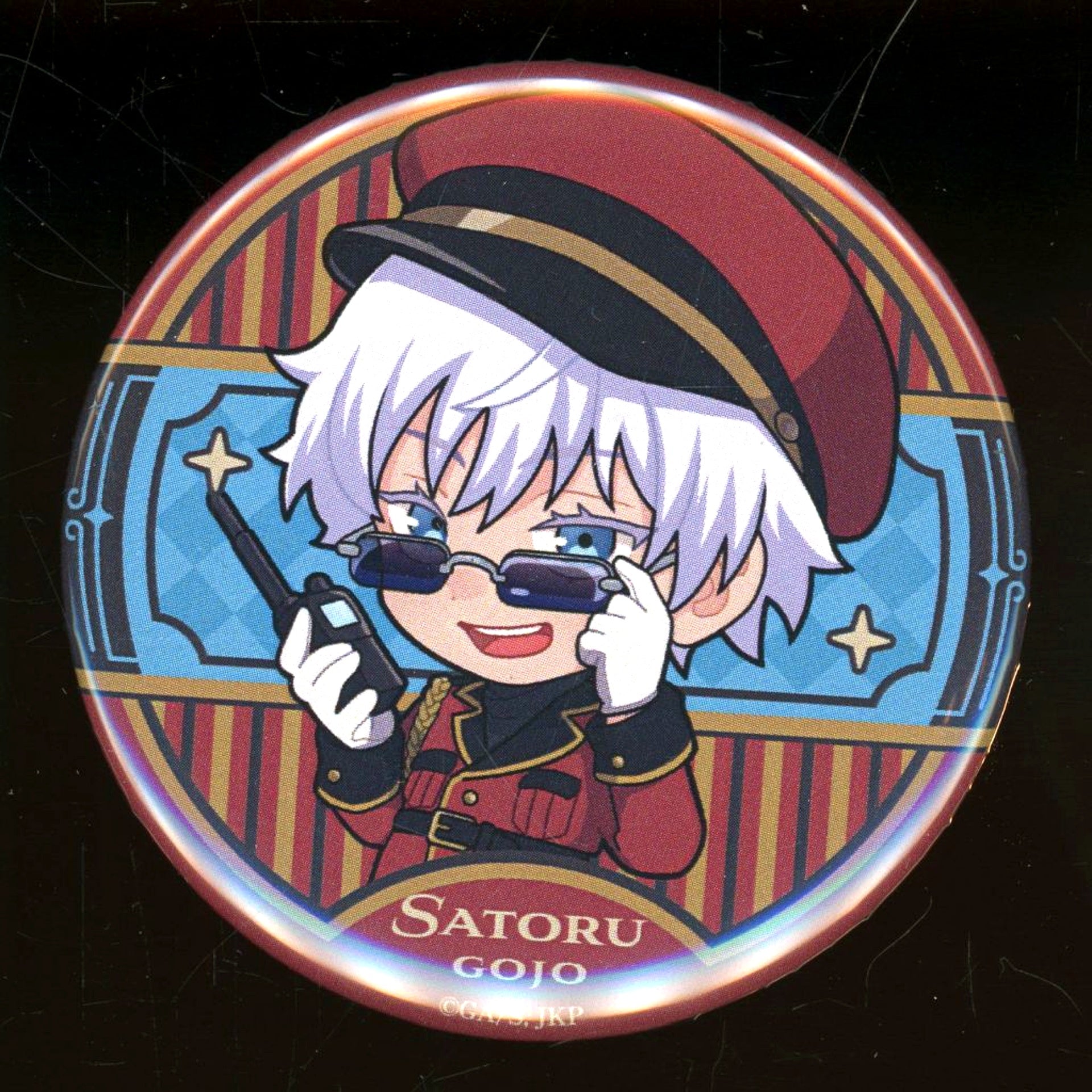 Satoru Gojo Jujutsu Kaisen Shibuya Incident Sunshine City Prince Hotel Trading Button [USED]