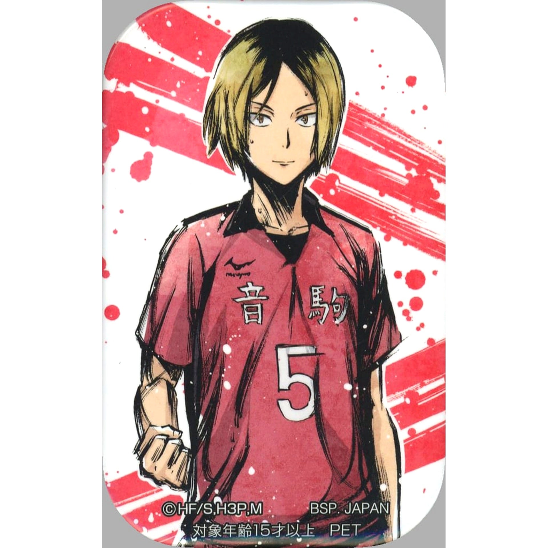Kenma Kozume Full Body Haikyu!! Kanki no Kodo Square Shaped Button Sega Limited [USED]