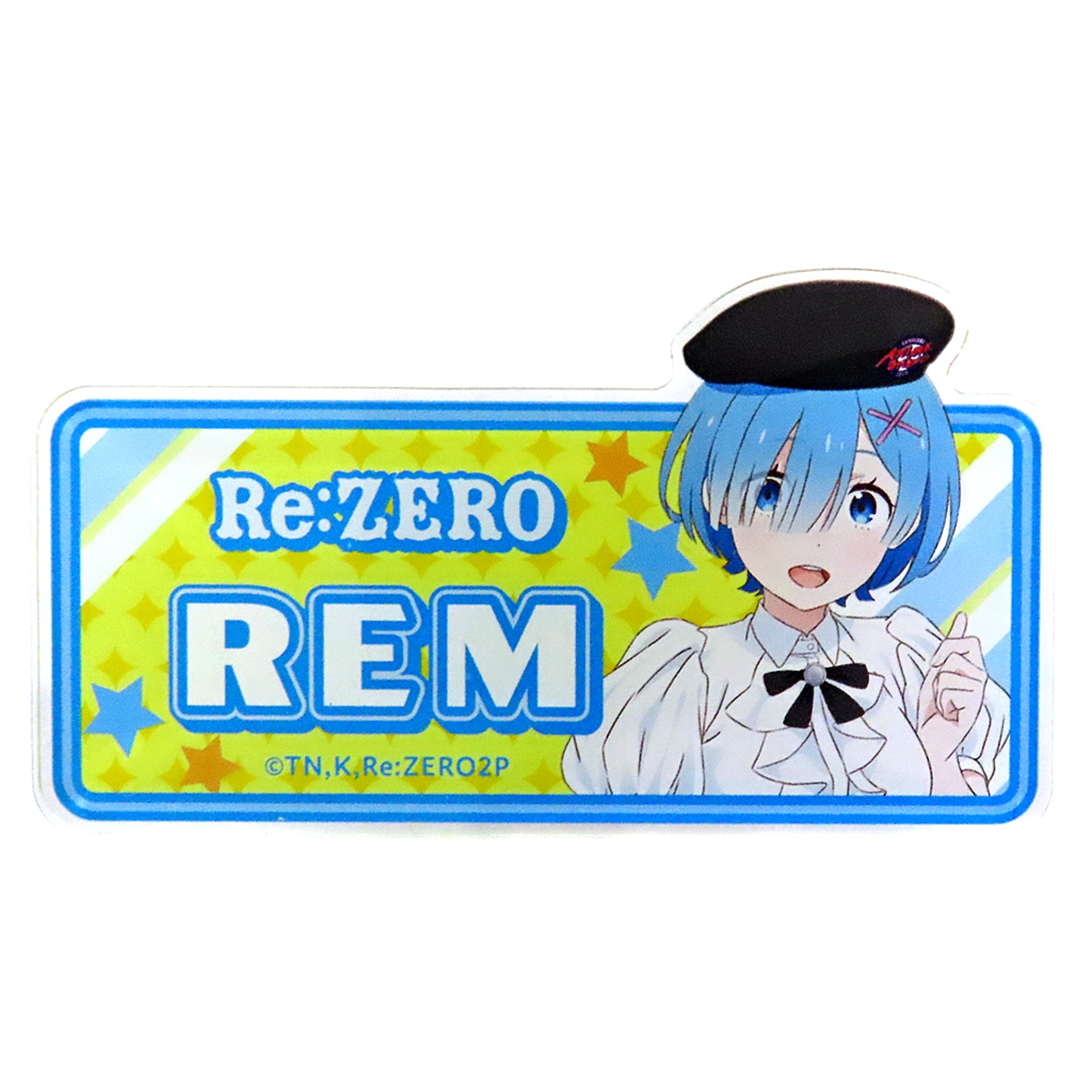 Rem Re:ZERO Starting Life in Another World Name Tag Badge AnimeJapan 2024 Ver [USED]
