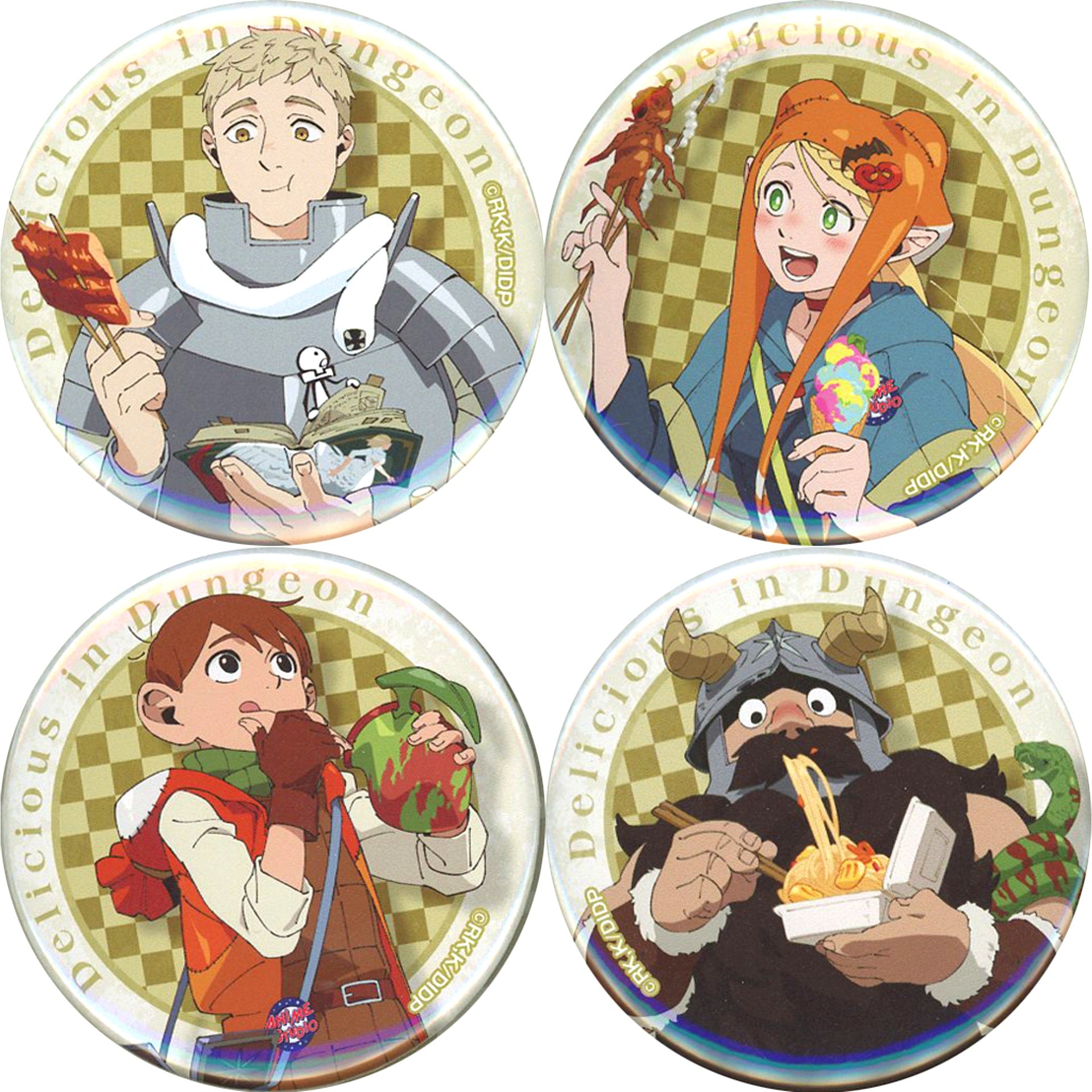 Group Delicious in Dungeon Button Set AnimeJapan 2024 [USED]
