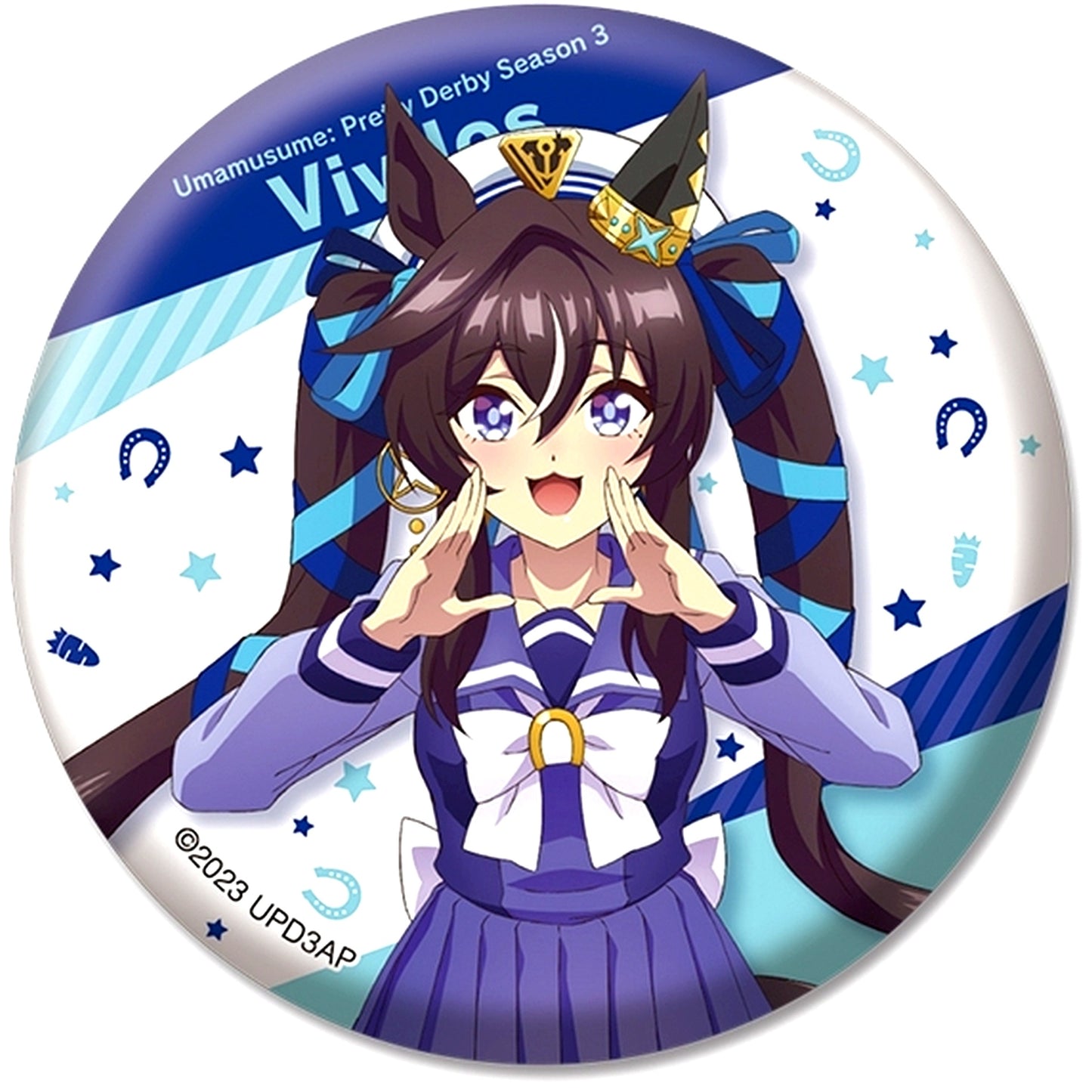 Vivlos Uma Musume Pretty Derby Season 3 Drawn Button [USED]