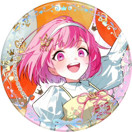 Emu Otori Project SEKAI COLORFUL STAGE! feat. Hatsune Miku 4th Anniversary Thanksgiving Aurora Foil Stamping Button Collection A [USED]