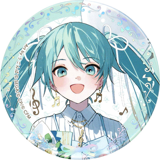 Hatsune Miku Project SEKAI COLORFUL STAGE! feat. Hatsune Miku 4th Anniv Thanksgiving Aurora Foil Stamped Button Collection C [USED]