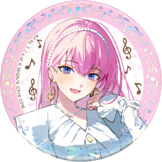 Megurine Luka Project SEKAI COLORFUL STAGE! feat. Hatsune Miku 4th Anniversary Thanksgiving Aurora Foil Stamping Button Collection C [USED]