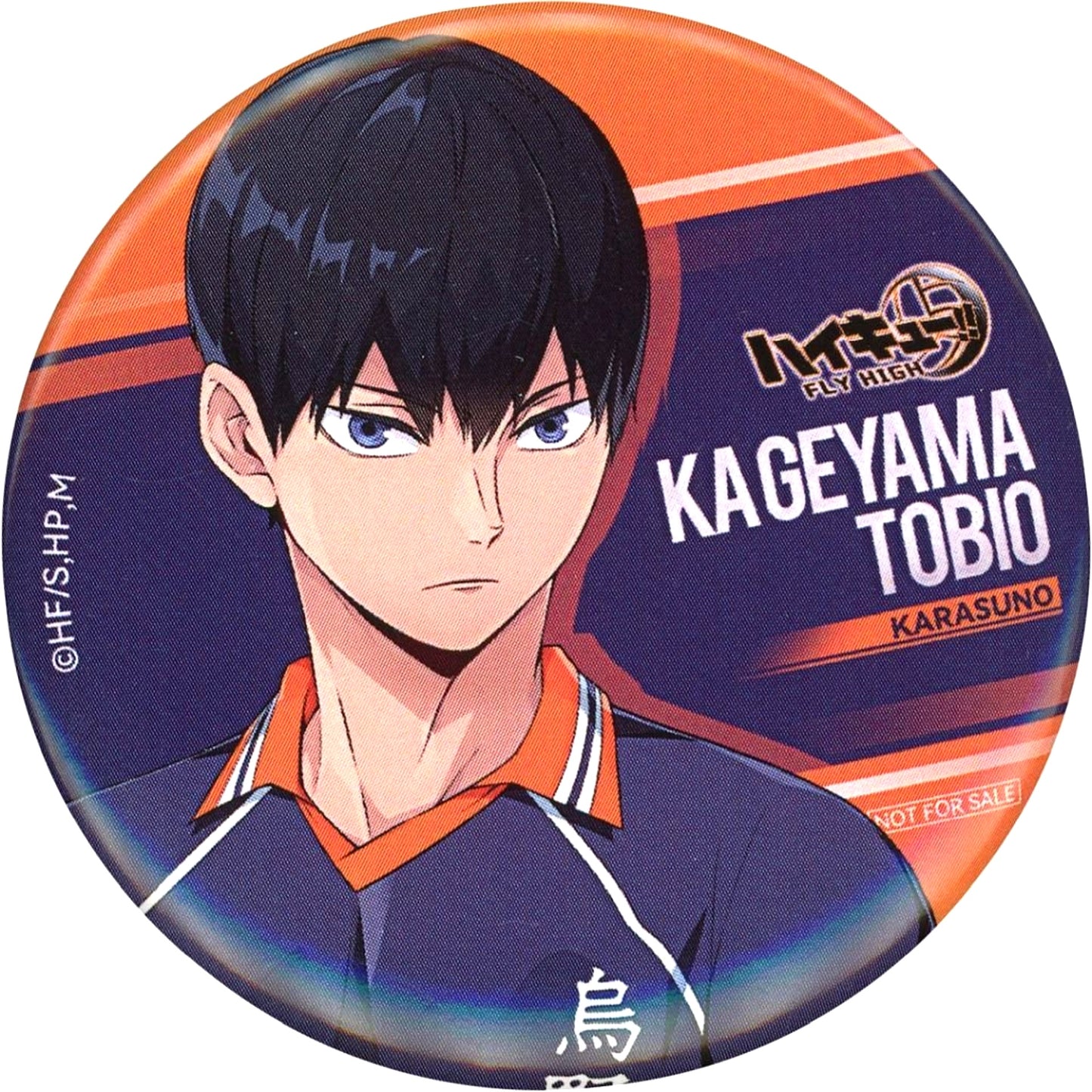 Tobio Kageyama Haikyu!! FLY HIGH Button Weekend SNS Posting Campaign Winning Prize [USED]
