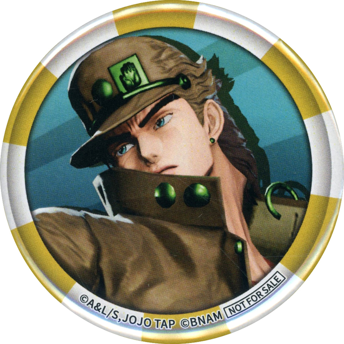 JoJo's Bizarre Adventure: Last Survivor Jotaro Kujo Character Can Badge Original Limited Get Campaign Part 2 Limited 15pt Exchange Buttons [USED]