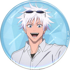 Jujutsu Kaisen Kaigyoku Gyokusetsu Satoru Gojo Trading Can Badge Fireworks Ver. Marui Pop Up Shop Limited Buttons [USED]