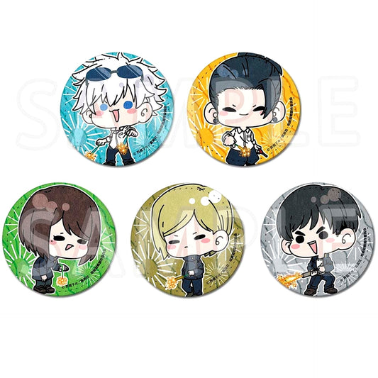 Set of 5 Jujutsu Kaisen Hidden Inventory / Premature Death Trading Leather Badge Marui Pop Up Shop mochocho [USED]