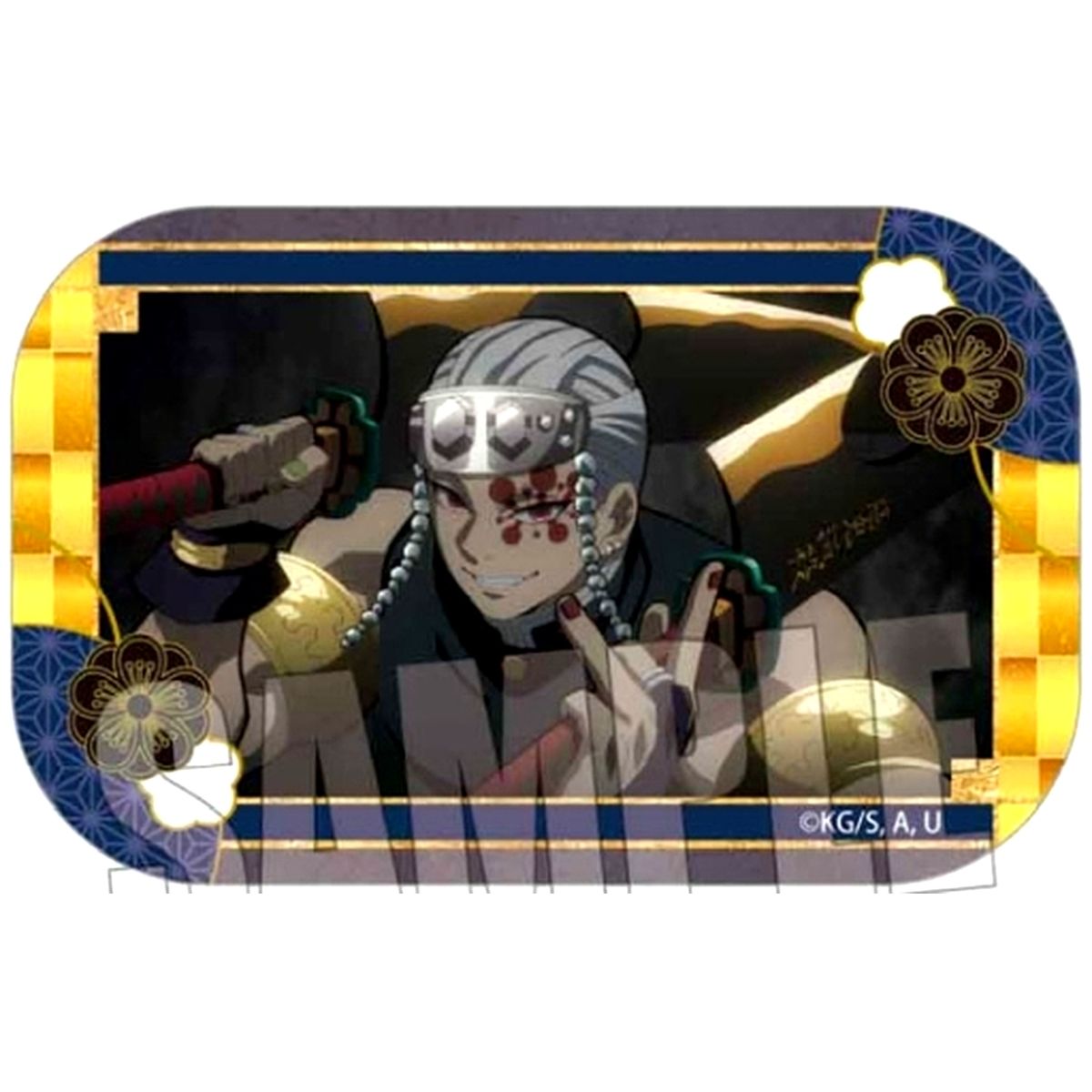 Tengen Uzui Demon Slayer: Kimetsu no Yaiba Entertainment District Arc Memories Square Button A [USED]