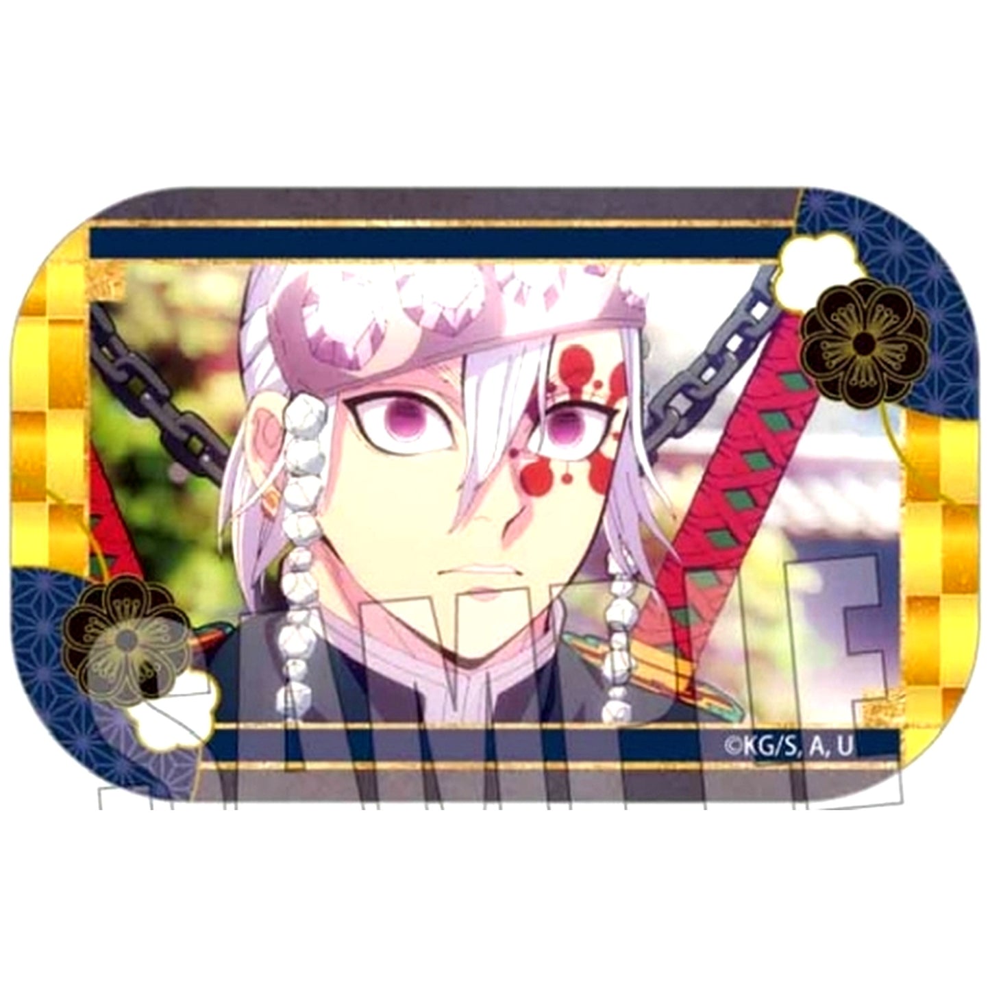 Tengen Uzui C Demon Slayer Kimetsu no Yaiba Entertainment District Arc Memories Square Button [USED]