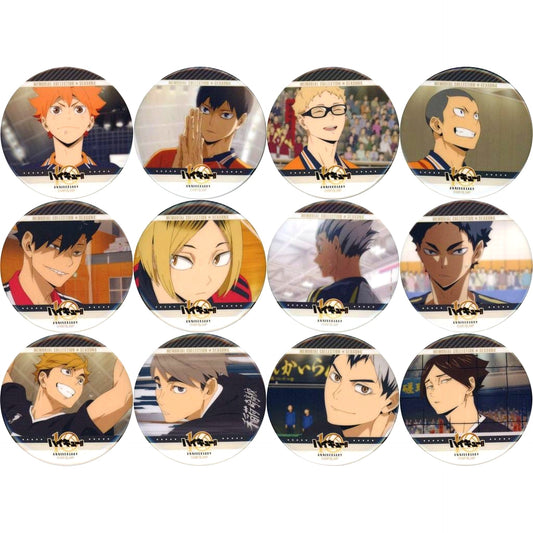 Set of 12 Haikyu!! Trading Button Memorial Collection Season 4 [USED]
