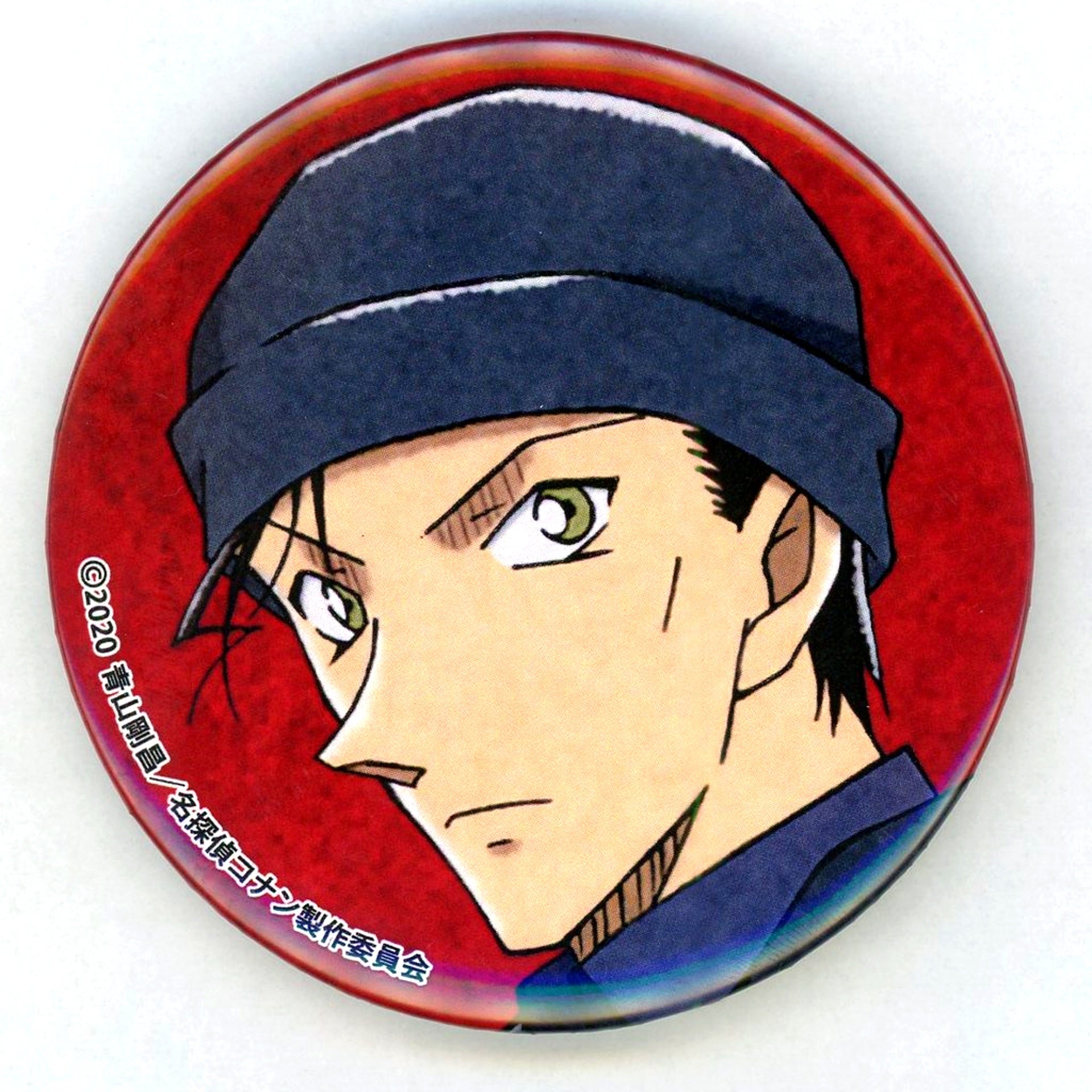 Shuichi Akai Detective Conan 24th Movie Family Visual Poster Button [USED]