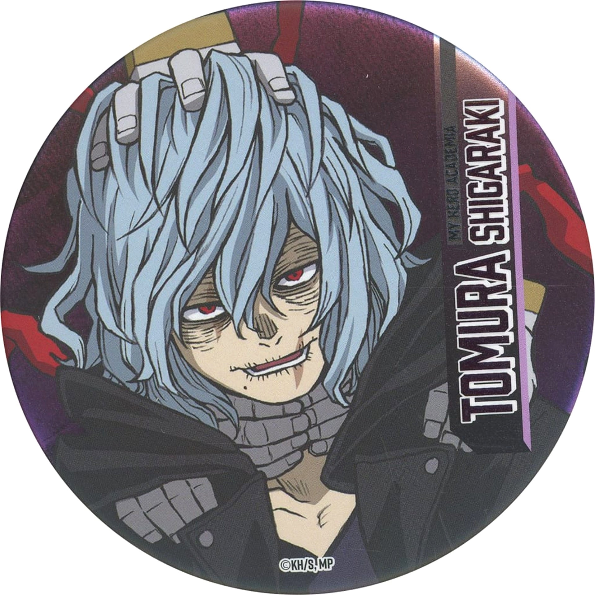 My Hero Academia Tomura Shigaraki Decoration Can Badge 21 Jump Shop Limited Buttons [USED]