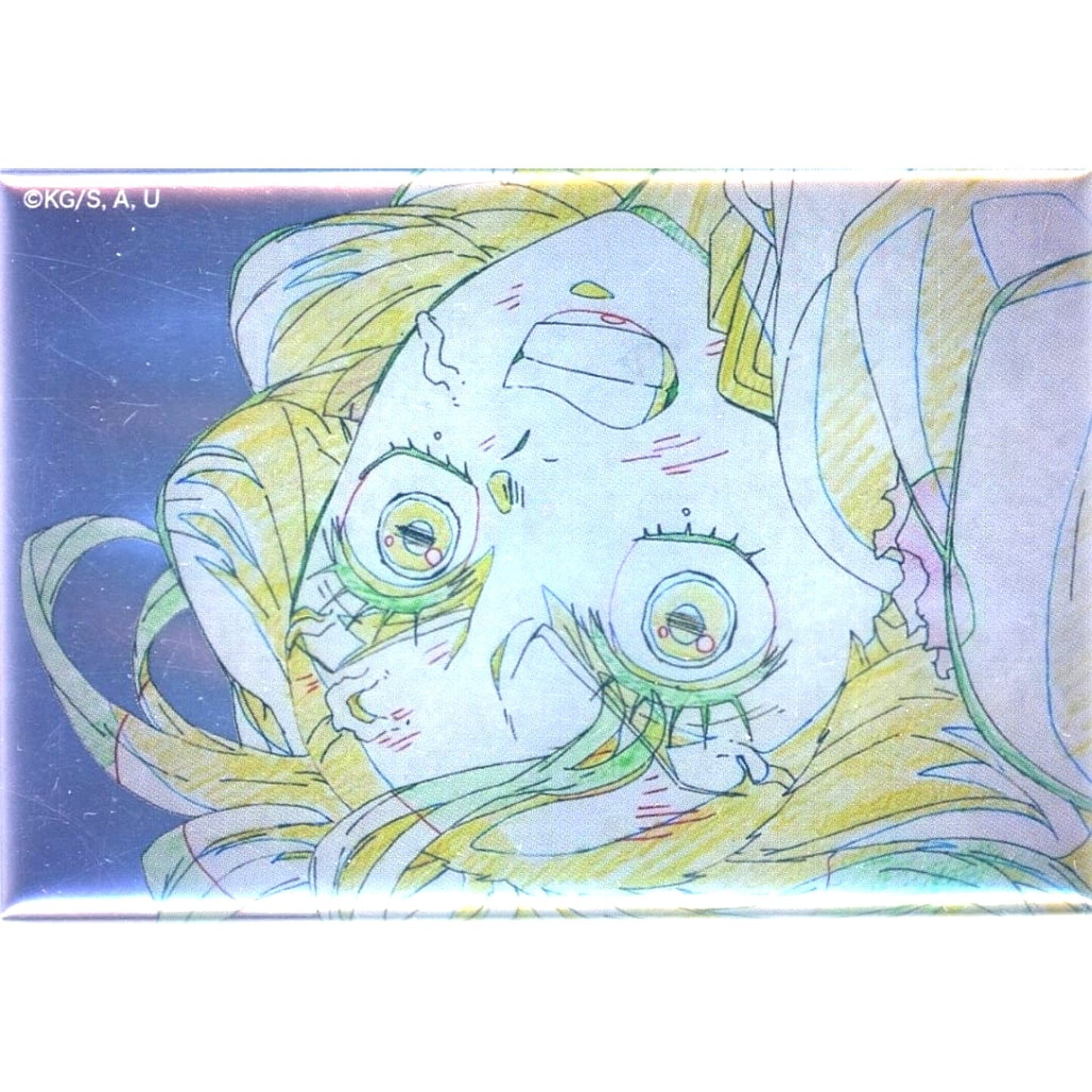 Mitsuri Kanroji Demon Slayer: Kimetsu no Yaiba Upside Down World Tour 2024 ufotable Making Animation Mitsuri Kanroji & Muichiro Tokito Metallic Random Button [USED]