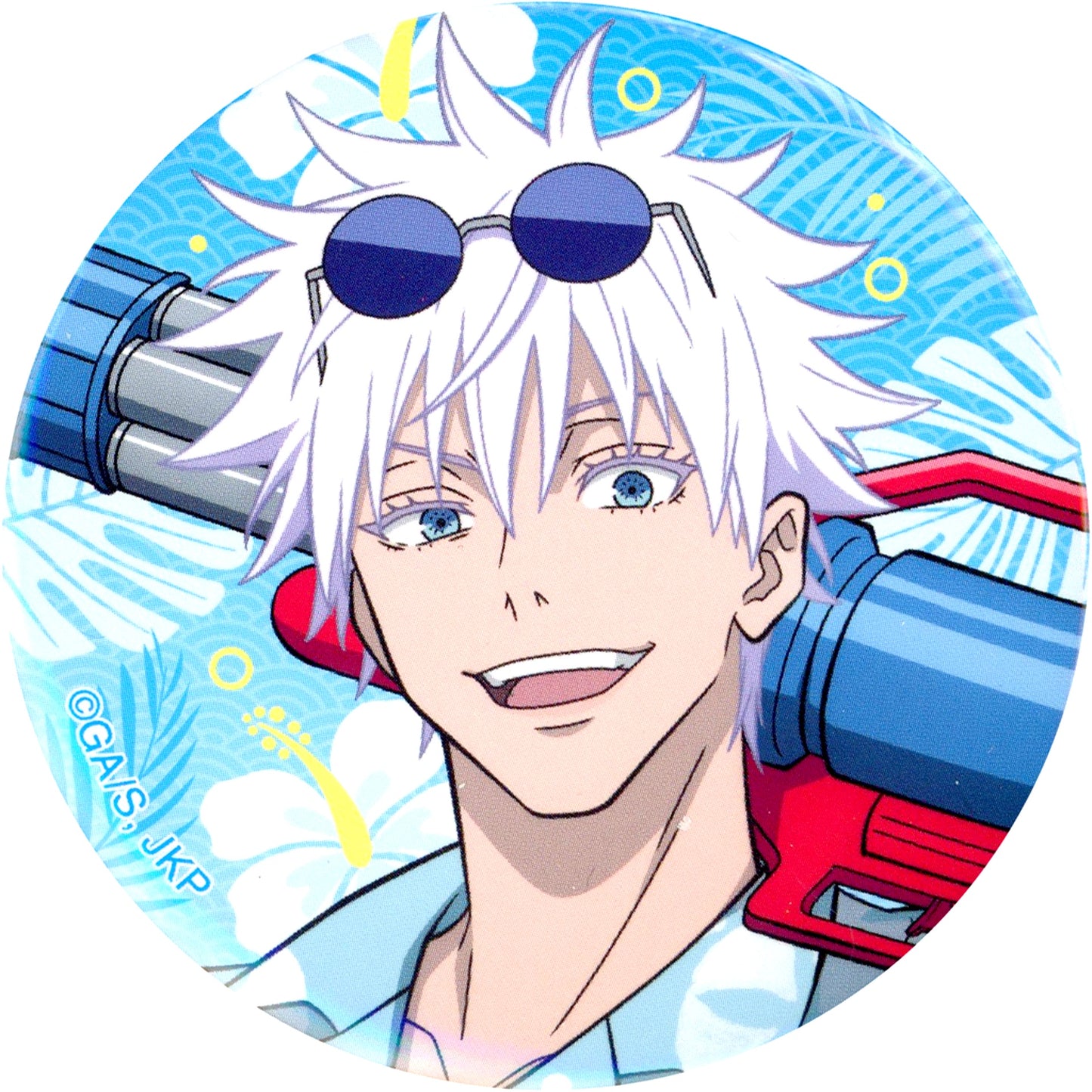 Satoru Gojo Close-up Jujutsu Kaisen Hidden Inventory Drawn Button Collection Sea Ver. Don Quijote [USED]