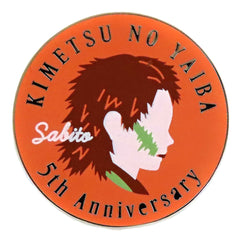 Demon Slayer: Kimetsu no Yaiba Sabito Character Motif Pins Group A Anime 5th Anniversary Festival: Afterparty in Ufotable Cafe Machi Asobi Cafe Ufotable Dining Limited Pins [USED]