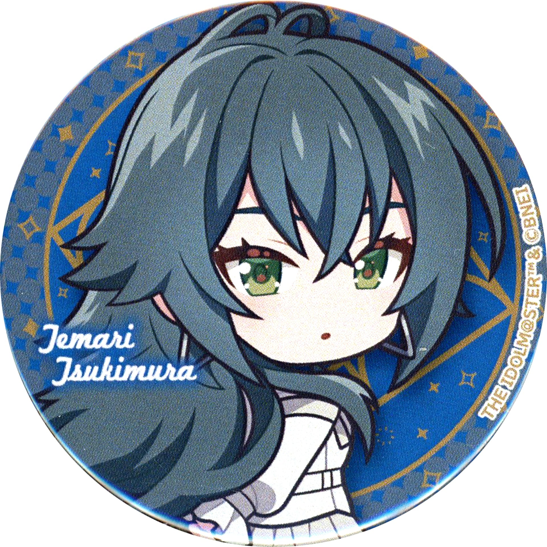 Temari Tsukimura Gakuen Idolmaster x SWEETS PARADISE DEBUT LIVE Commemorative Cafe Trading Badge [USED]