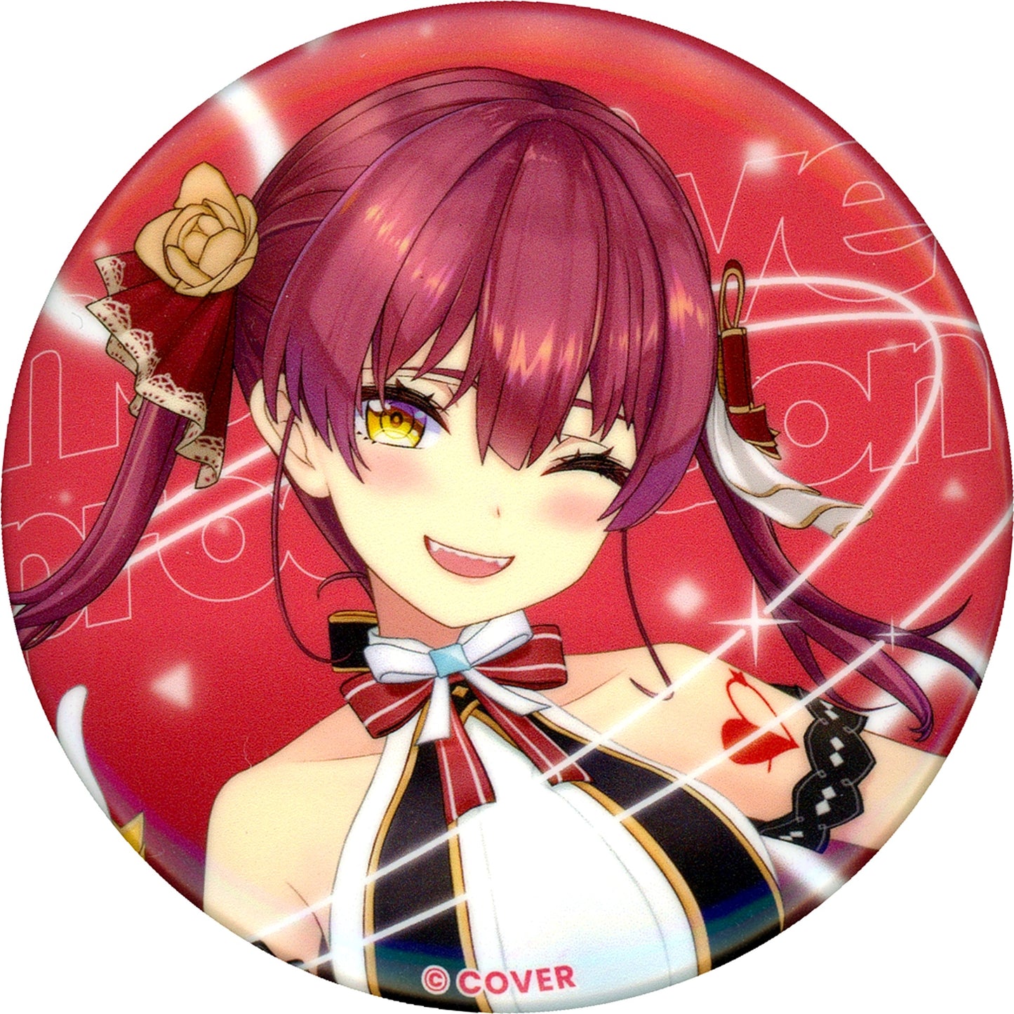 Houshou Marine Origin Outfit Virtual YouTuber Hololive Button [USED]