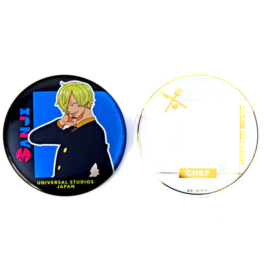 Sanji One Piece World Collectible Button Universal Studios Japan 2024 Limited [USED]