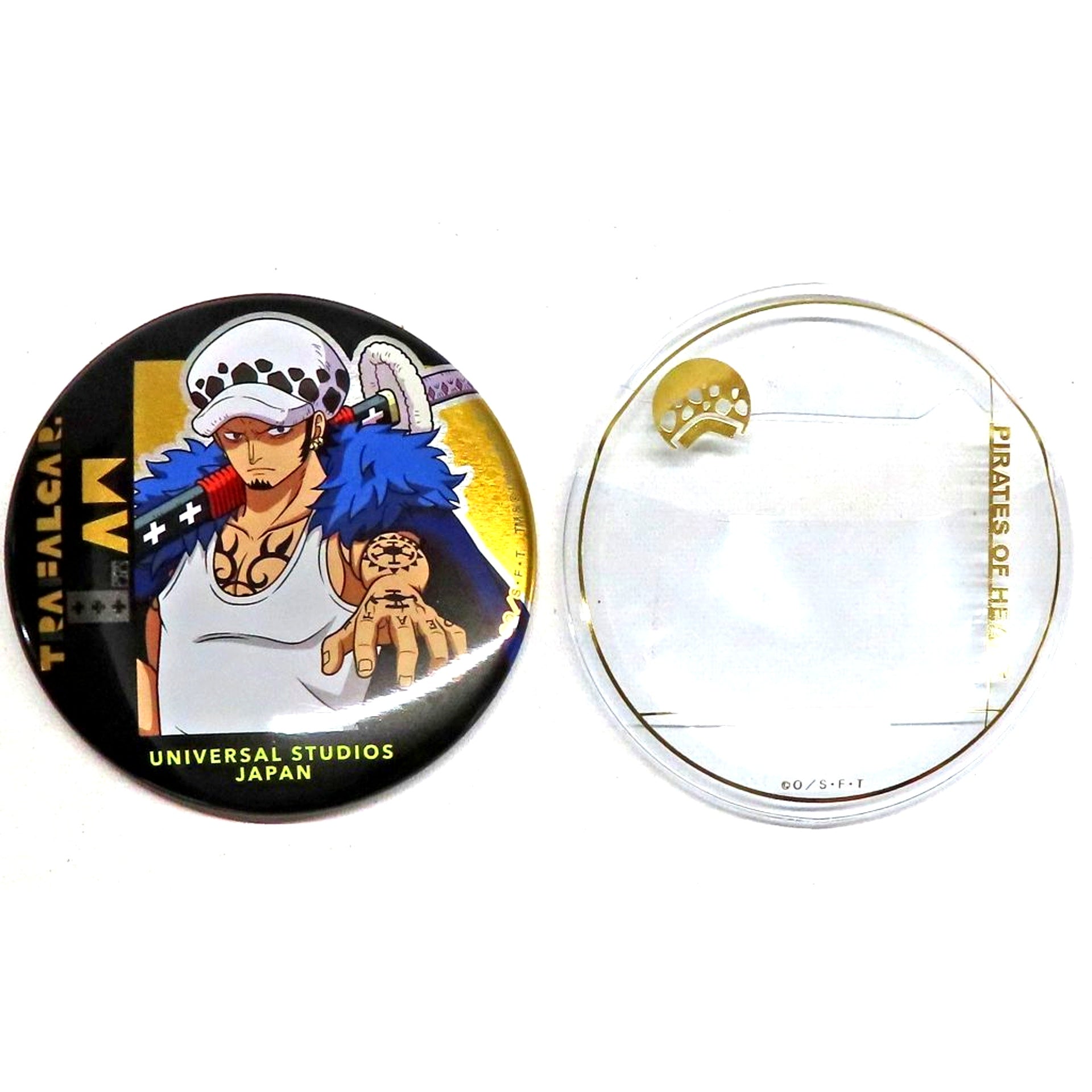 Trafalgar Law One Piece World Collectible Button Universal Studios Japan 2024 Limited [USED]