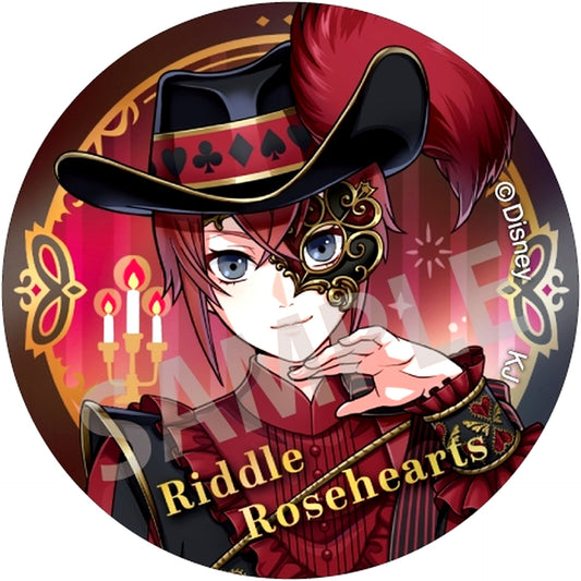 Riddle Rosehearts Masquerade Dress Ver. Disney Twisted-Wonderland Trading Aurora Metal Button [USED]