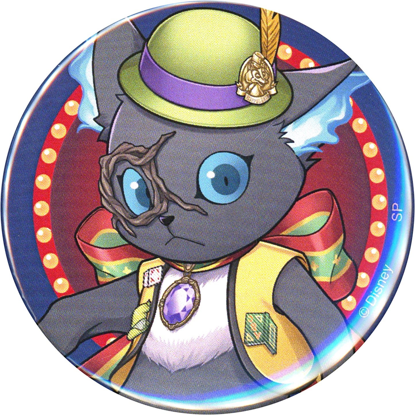 Grim Disney Twisted Wonderland Halloween Animate Only Shop Stage in Playful Land Button [USED]
