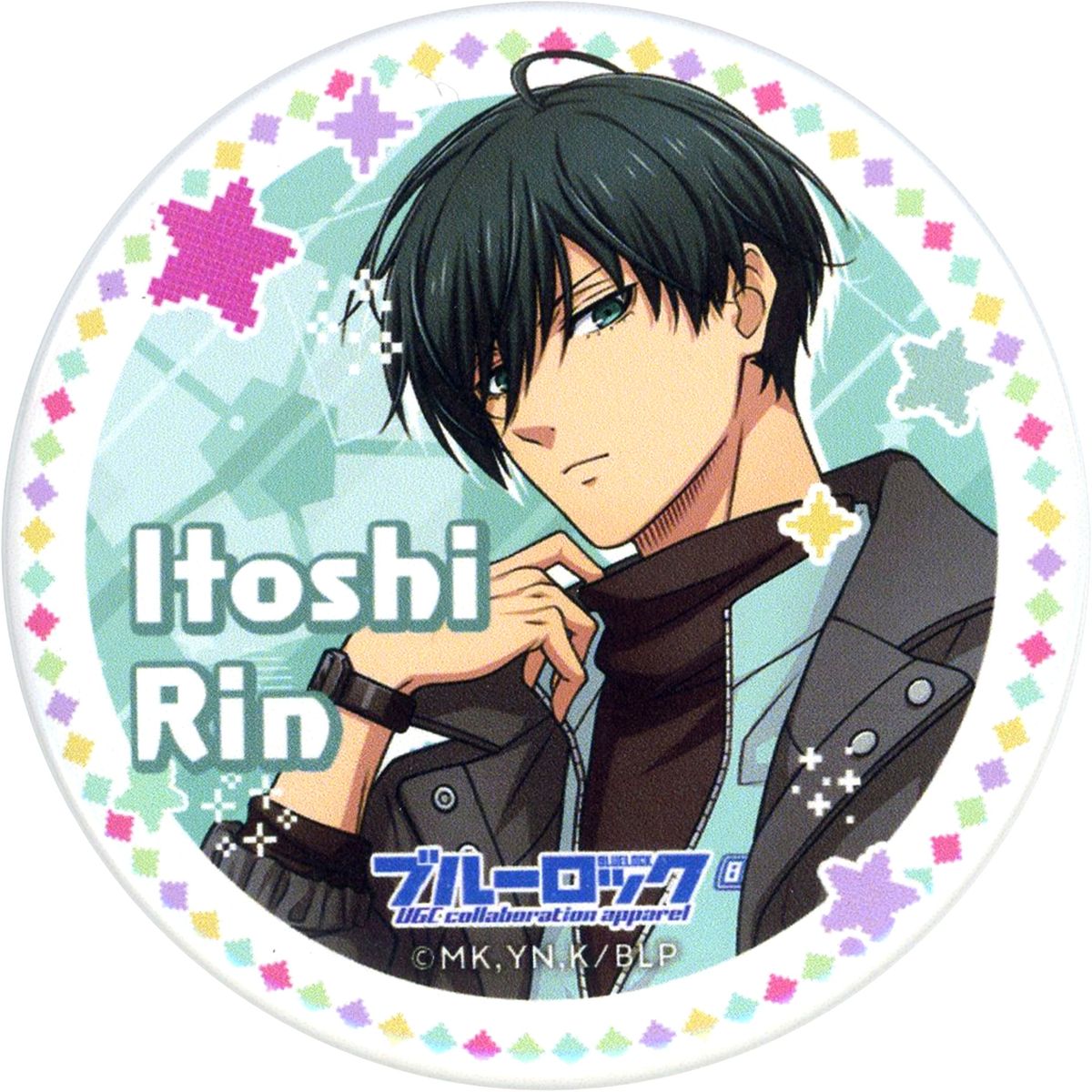 Rin Itoshi Blue Lock x UNDER GROUND CIRCUS Normal Random Button [USED]