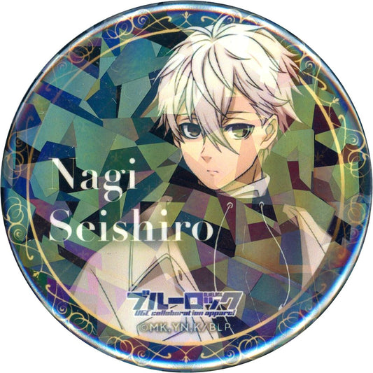 Seishiro Nagi Blue Lock x UNDER GROUND CIRCUS Hologram Random Button [USED]