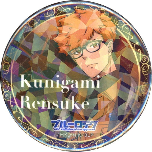 Rensuke Kunigami Hologram Blue Lock x UNDER GROUND CIRCUS Random Button Badge [USED]