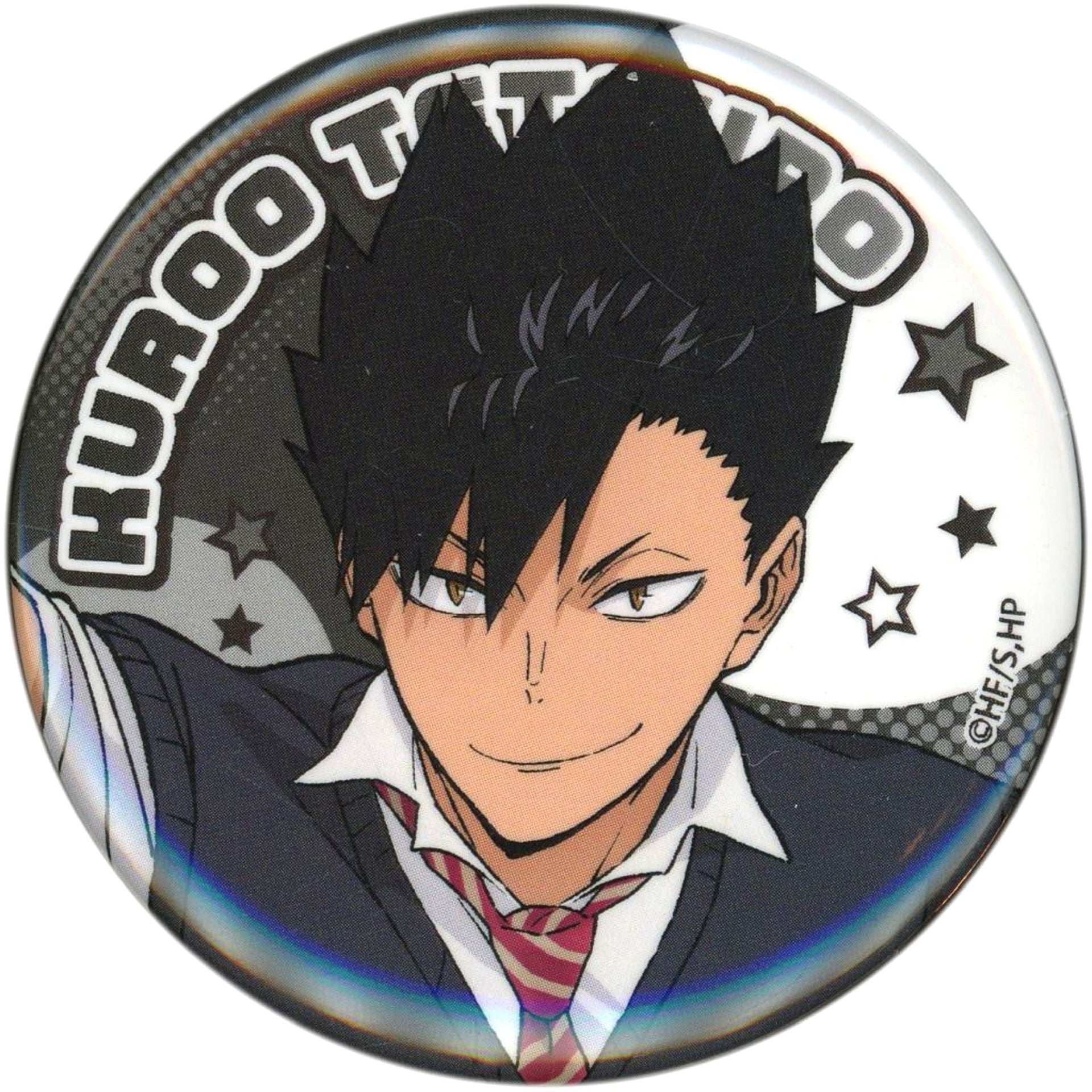 Tetsuro Kuroo Haikyu!! x Round1 Trading Button ROUND1 Collaboration Ver. [USED]
