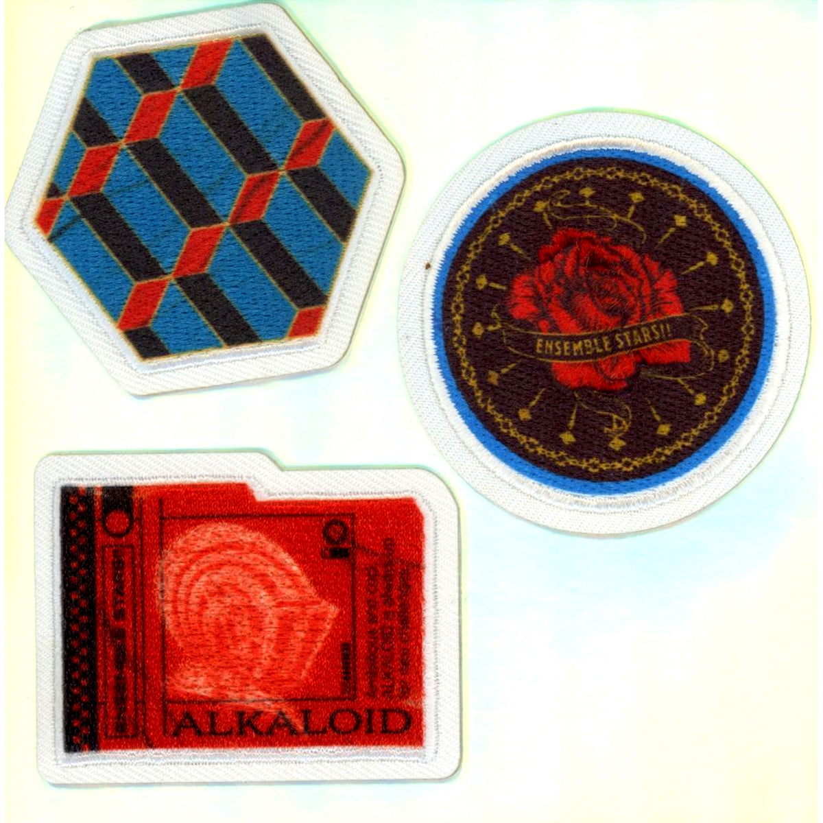 Set of 3 Alkaloid Ensemble Stars!! Album Series Trip Patch Set [USED]