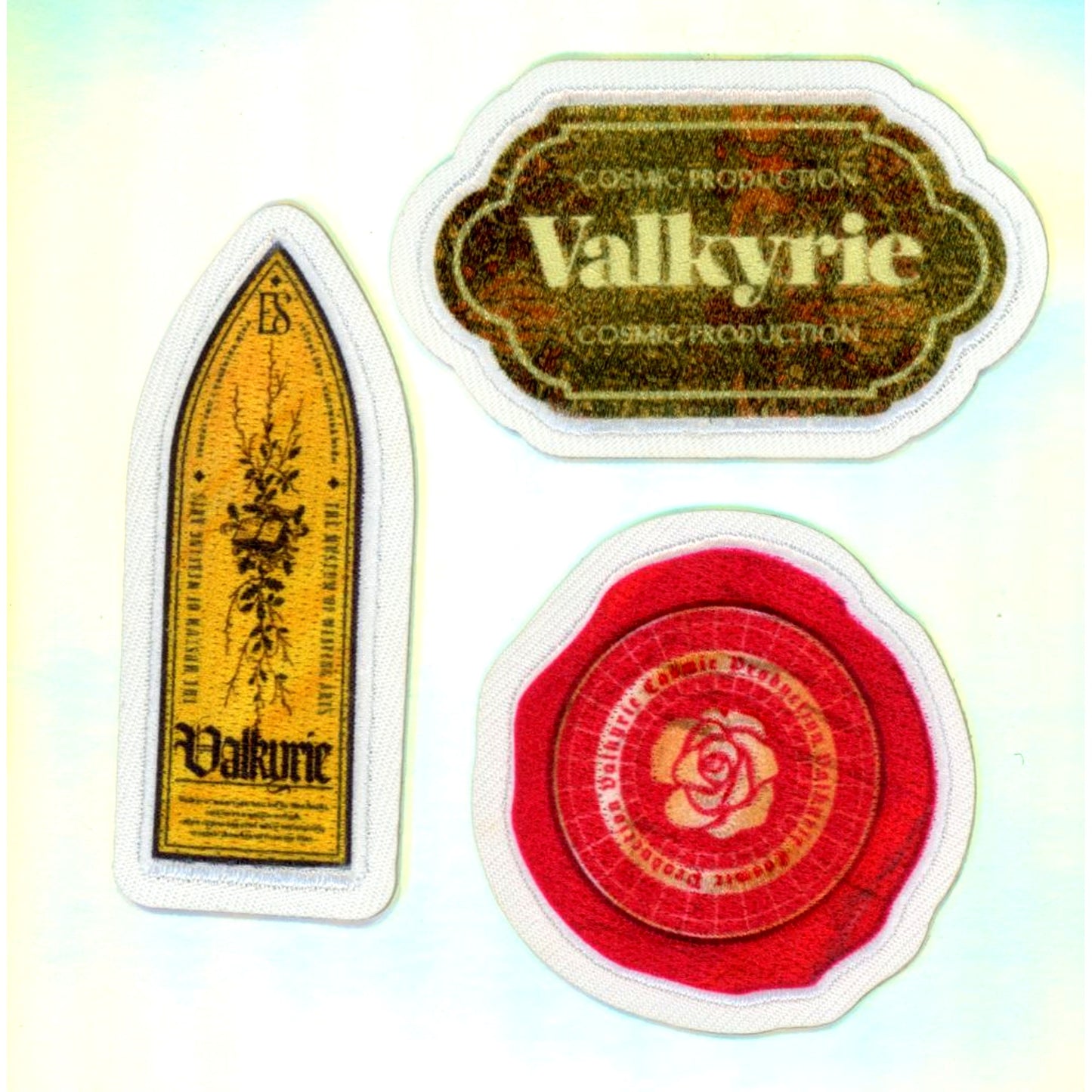 Set of 3 Valkyrie Ensemble Stars!! ALBUM SERIES TRIP Patch Set [USED]