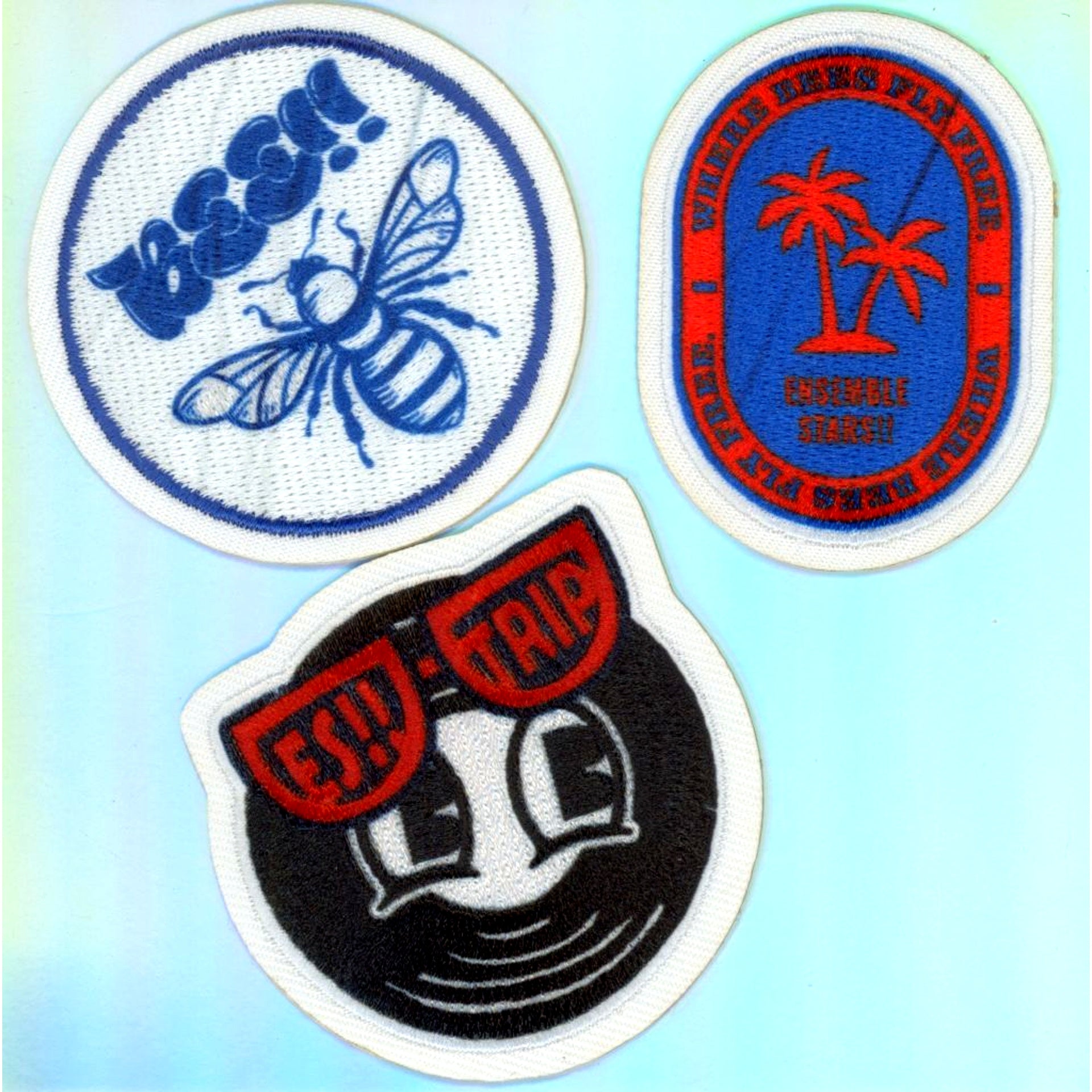 Set of 3 Crazy:B Ensemble Stars!! ALBUM SERIES TRIP Patch Set [USED]