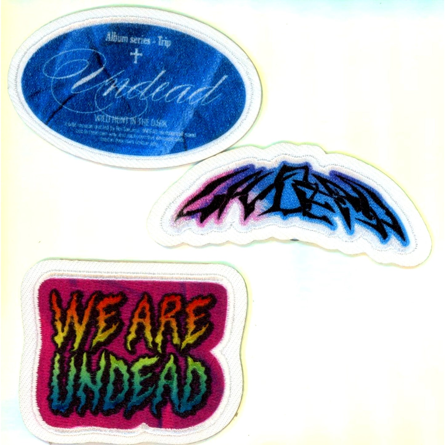 Set of 3 UNDEAD Ensemble Stars!! ALBUM SERIES TRIP Patch Set [USED]