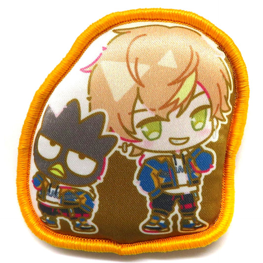Hatsune Miku: Colorful Stage! X Sanrio Characters Akito Shinonome Bad Badtz-Maru Vivid Bad Squad Sega Lucky Kuji Fluffy Pin Badge Prize D [USED]
