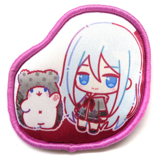 Kanade Yoisaki Nightcord at 25:00 x Marumofubiyori Project SEKAI Colorful Stage! feat. Hatsune Miku x Sanrio Characters Fluffy Badge Sega Lucky Kuji Prize D [USED]
