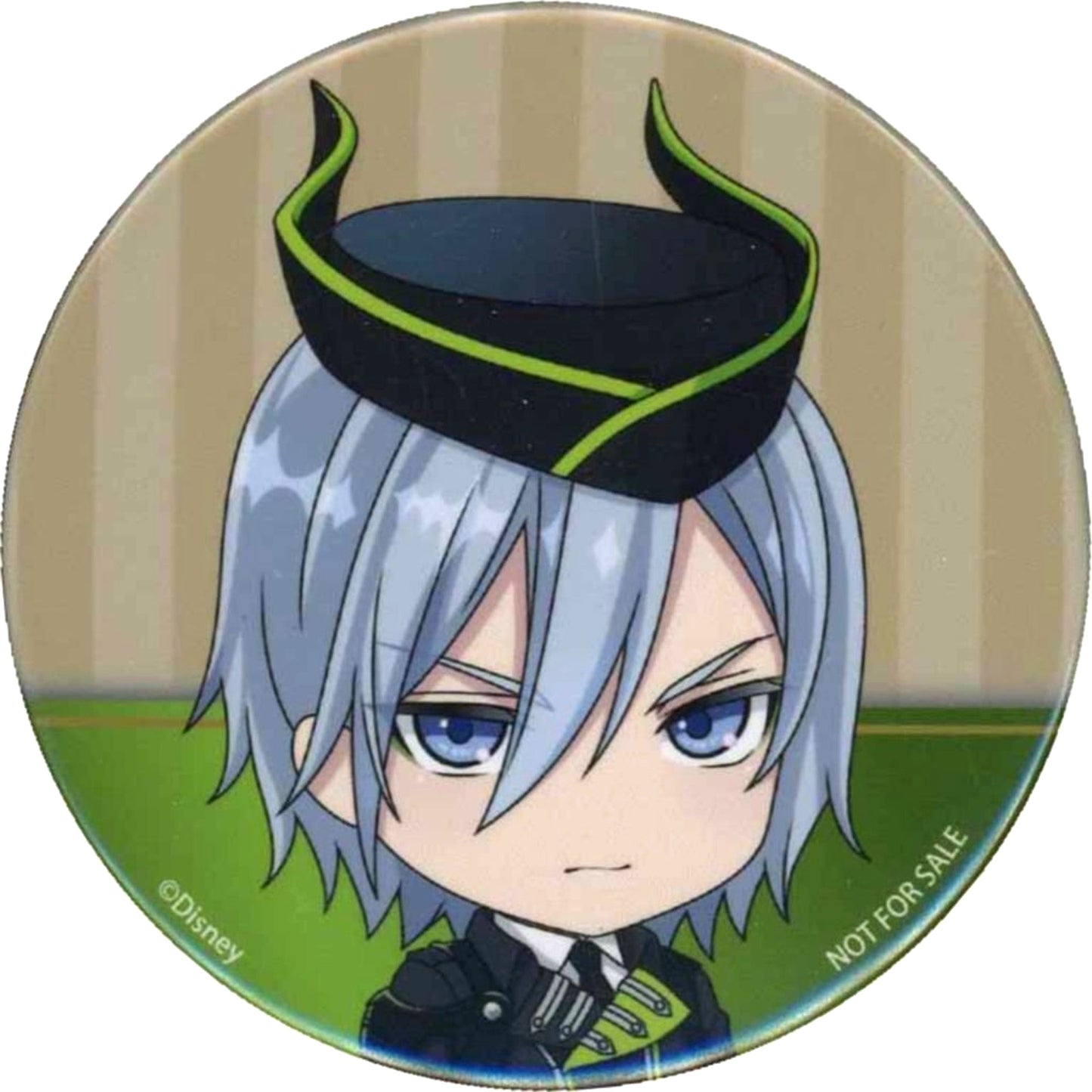 Silver Disney Twisted Wonderland Nendoroid Plus Special Button Nendoroid Silver ANIPLEX+ Purchase Bonus [USED]