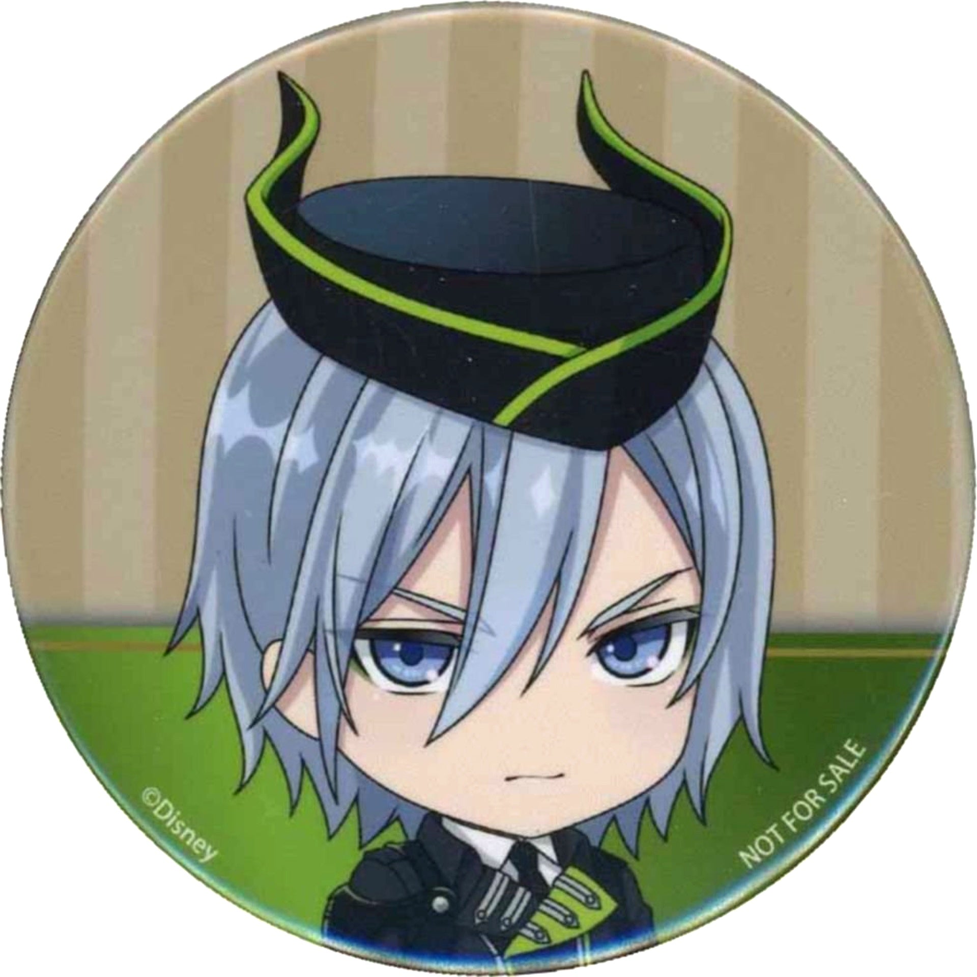 Silver Disney Twisted Wonderland Nendoroid Plus Special Button Nendoroid Silver ANIPLEX+ Purchase Bonus [USED]